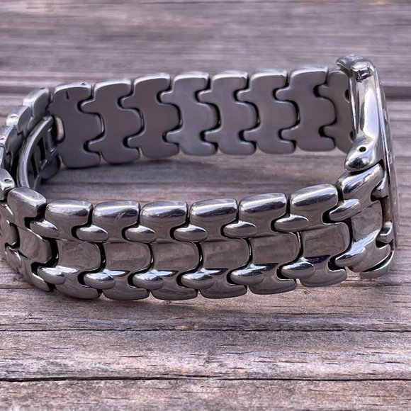 Vintage PRYNGEPS Wristwatch Silver Tone Analog Date Indicator - Picture 6 of 16